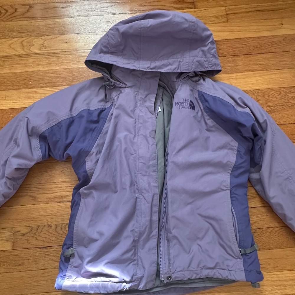 North face hyvent 2 piece women’s small